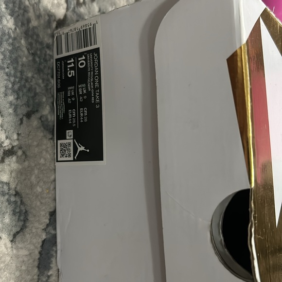 Nike Air Jordan Westbrook One Take 3 University Red/Black DC7701606 Mens Sz 10 - Picture 4 of 4